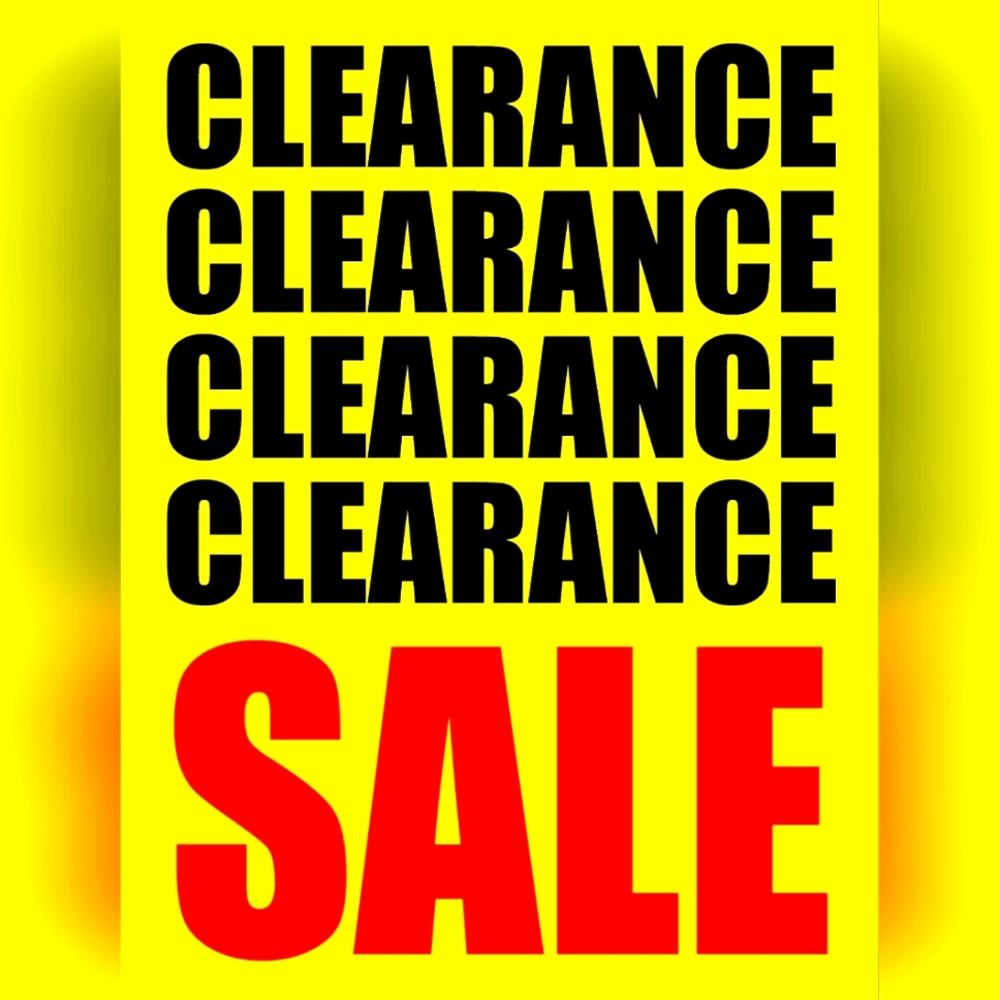 Clearance Sale